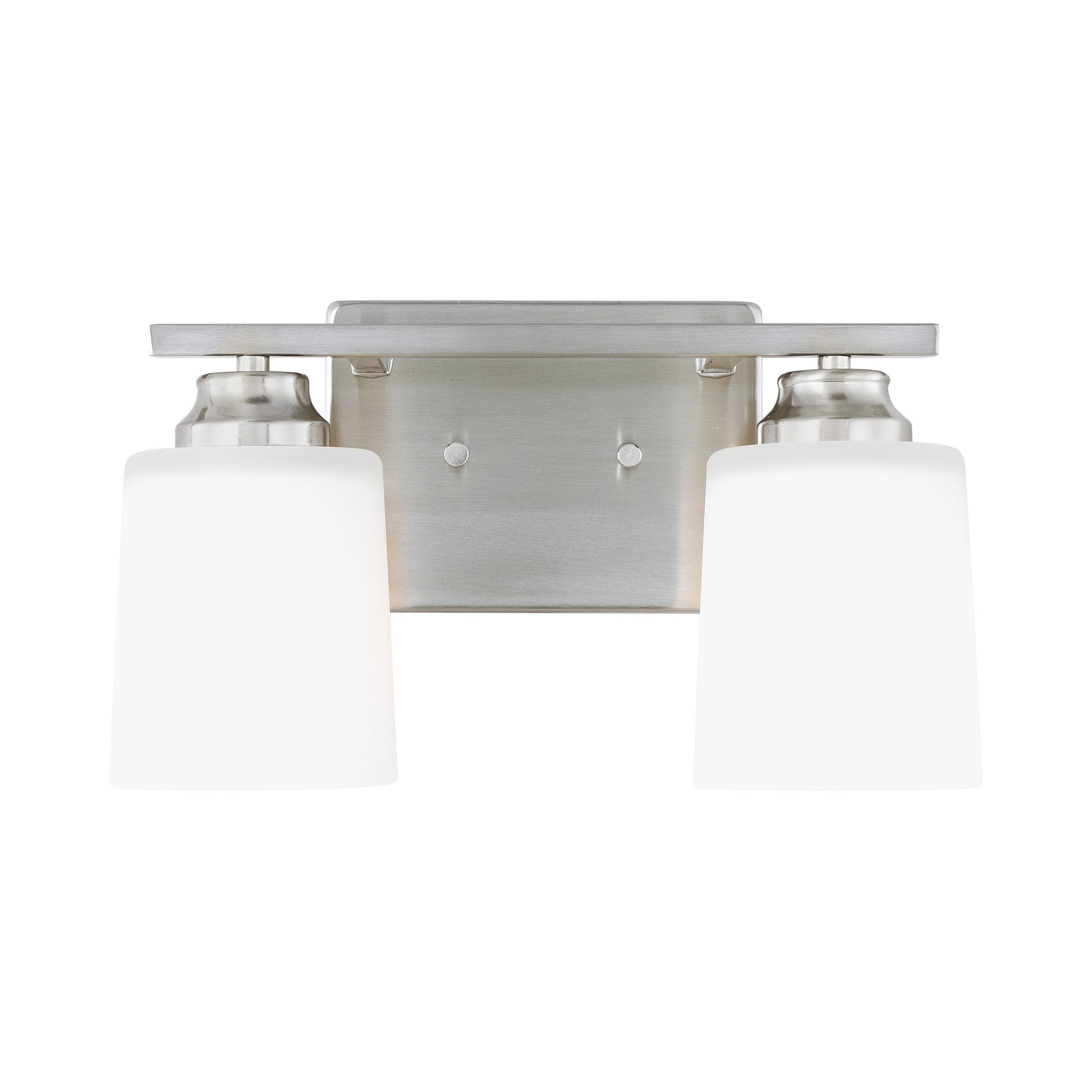 Vinton Bath Vanity Light in Brushed Nickel (2-Light/Not Included).