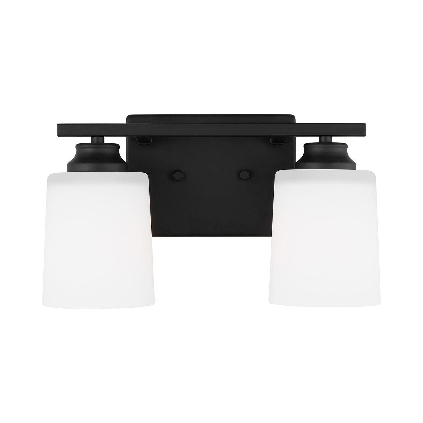 Vinton Bath Vanity Light in Midnight Black (2-Light/Not Included).
