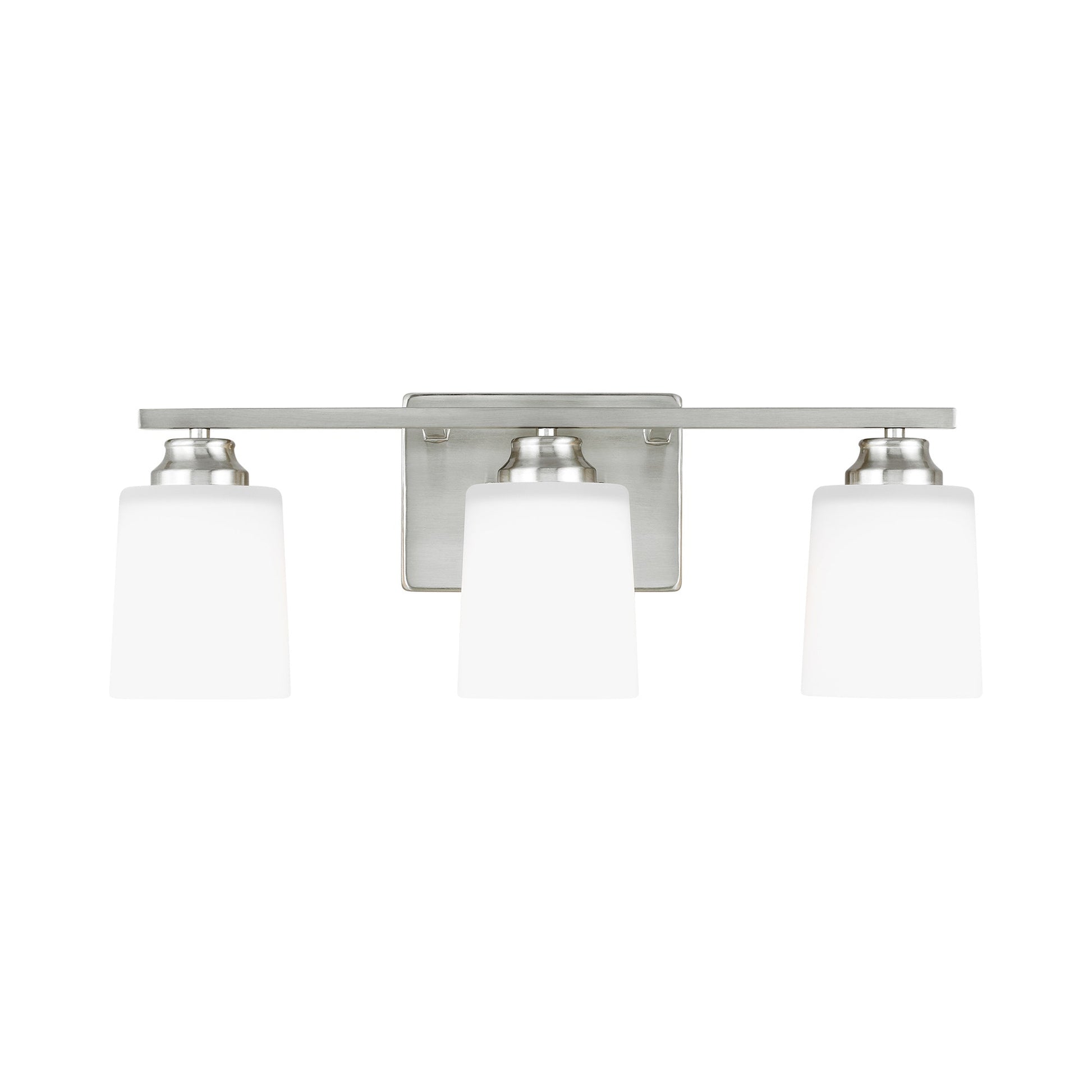 Vinton Bath Vanity Light in Brushed Nickel (3-Light/Not Included).