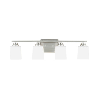 Vinton Bath Vanity Light in Brushed Nickel (4-Light/Not Included).