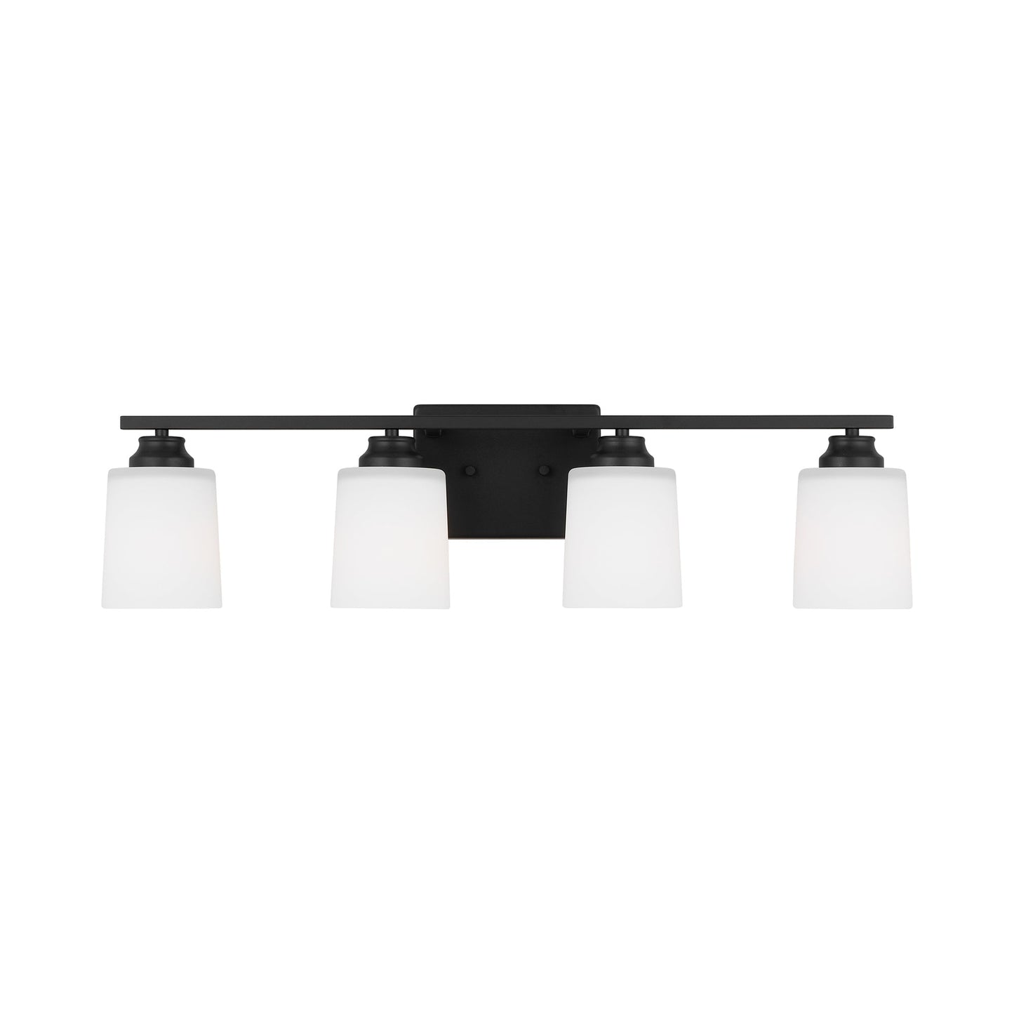 Vinton Bath Vanity Light in Midnight Black (4-Light/Not Included).