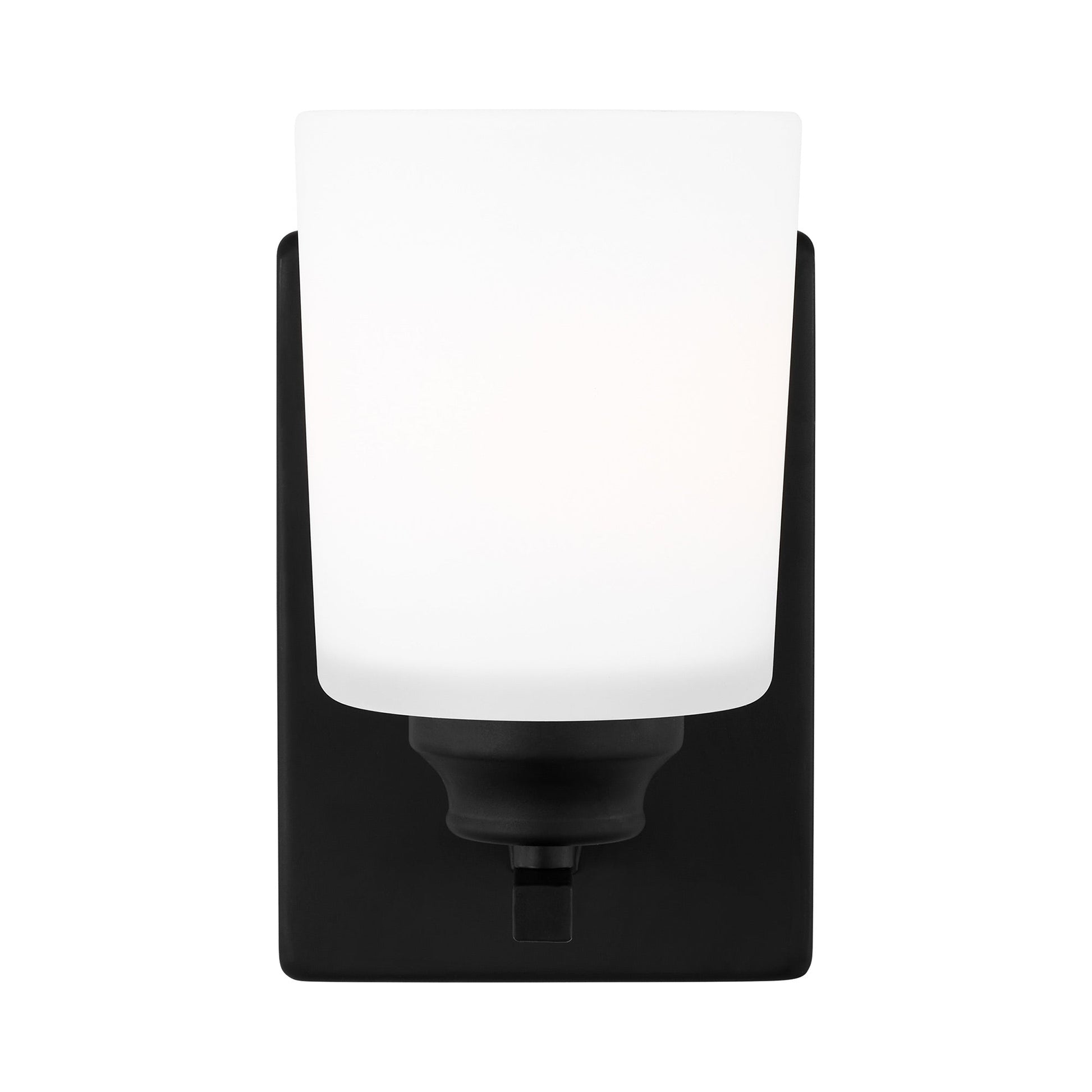 Vinton Bath Wall Light in Midnight Black (1-Light/Not Included).