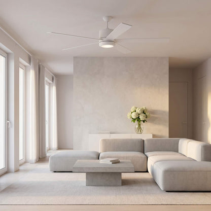 Vision LED Ceiling Fan in living room.
