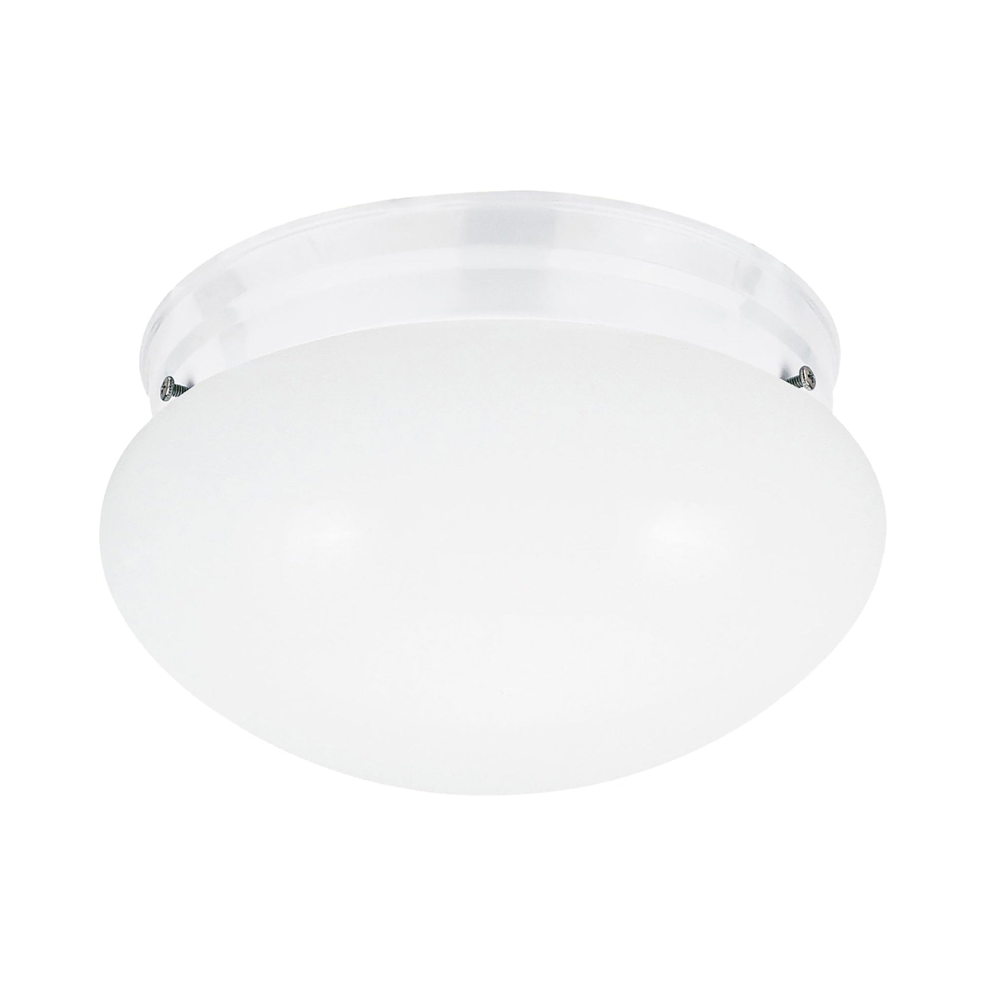 Webster Flush Mount Ceiling Light in White (2-Light).