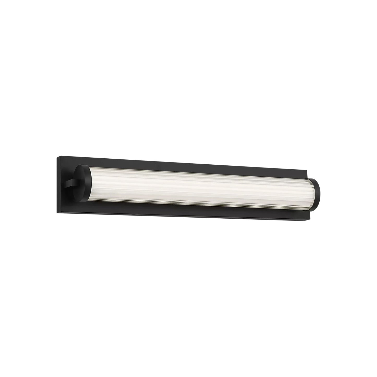Weston LED Bath Vanity Light in Midnight Black (22-Inch).