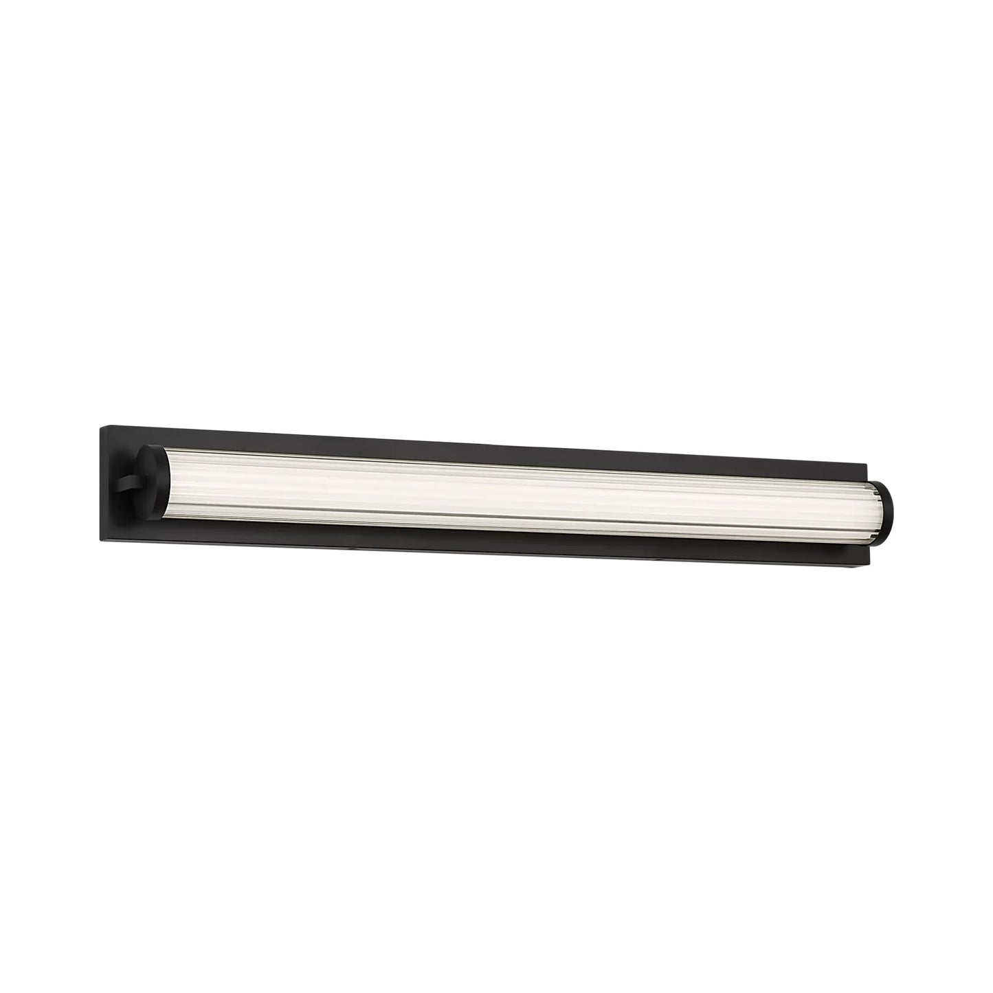Weston LED Bath Vanity Light in Midnight Black (34-Inch).