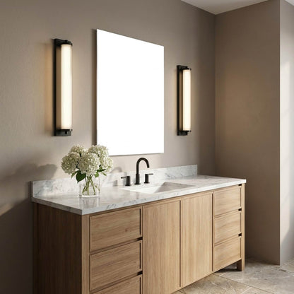 Weston LED Bath Vanity Light in bathroom.