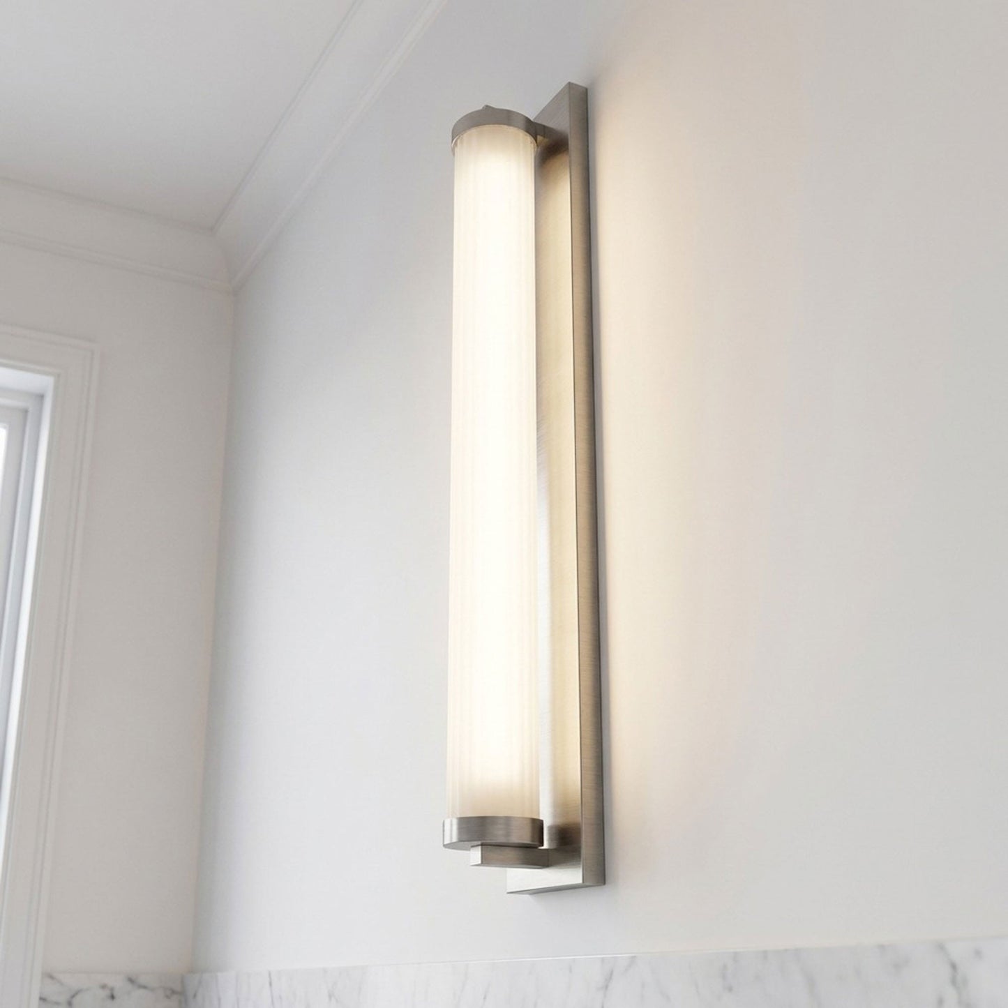 Weston LED Bath Vanity Light in Detail.