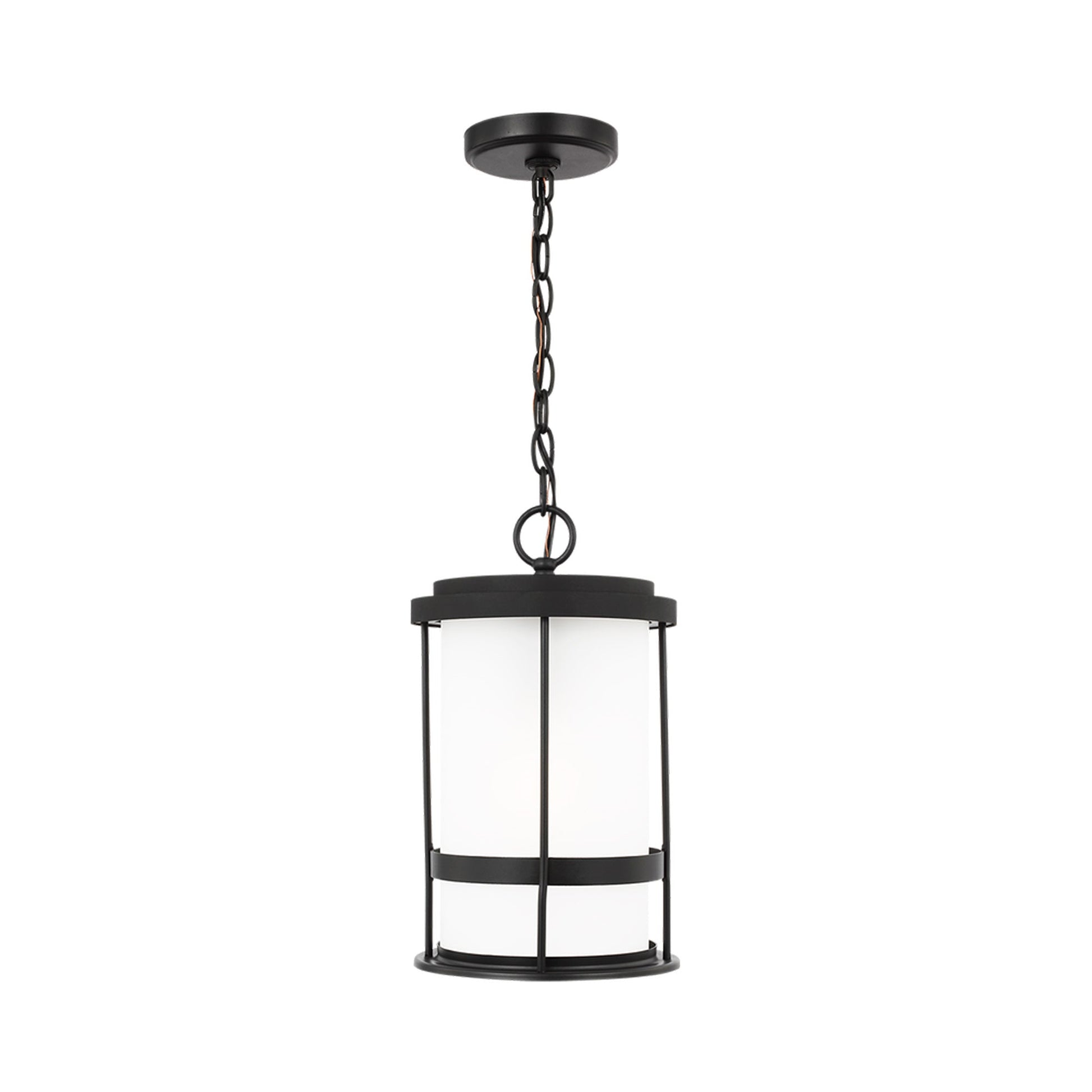 Wilburn Outdoor Pendant Light in Black.