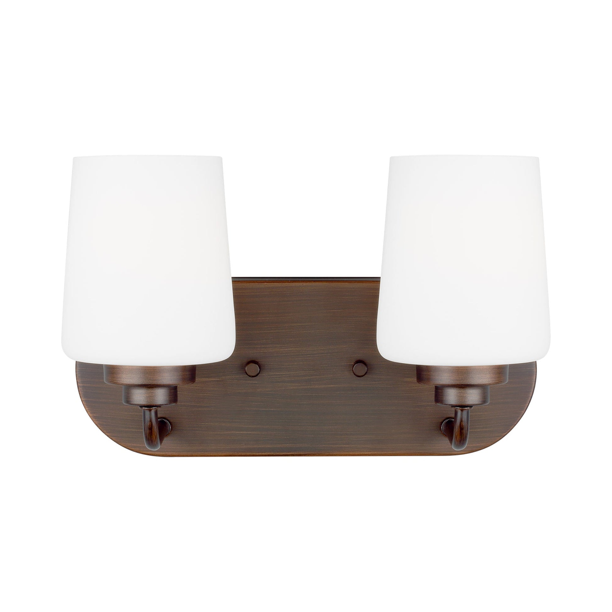 Windom Bath Wall Light in Bronze (2-Light).