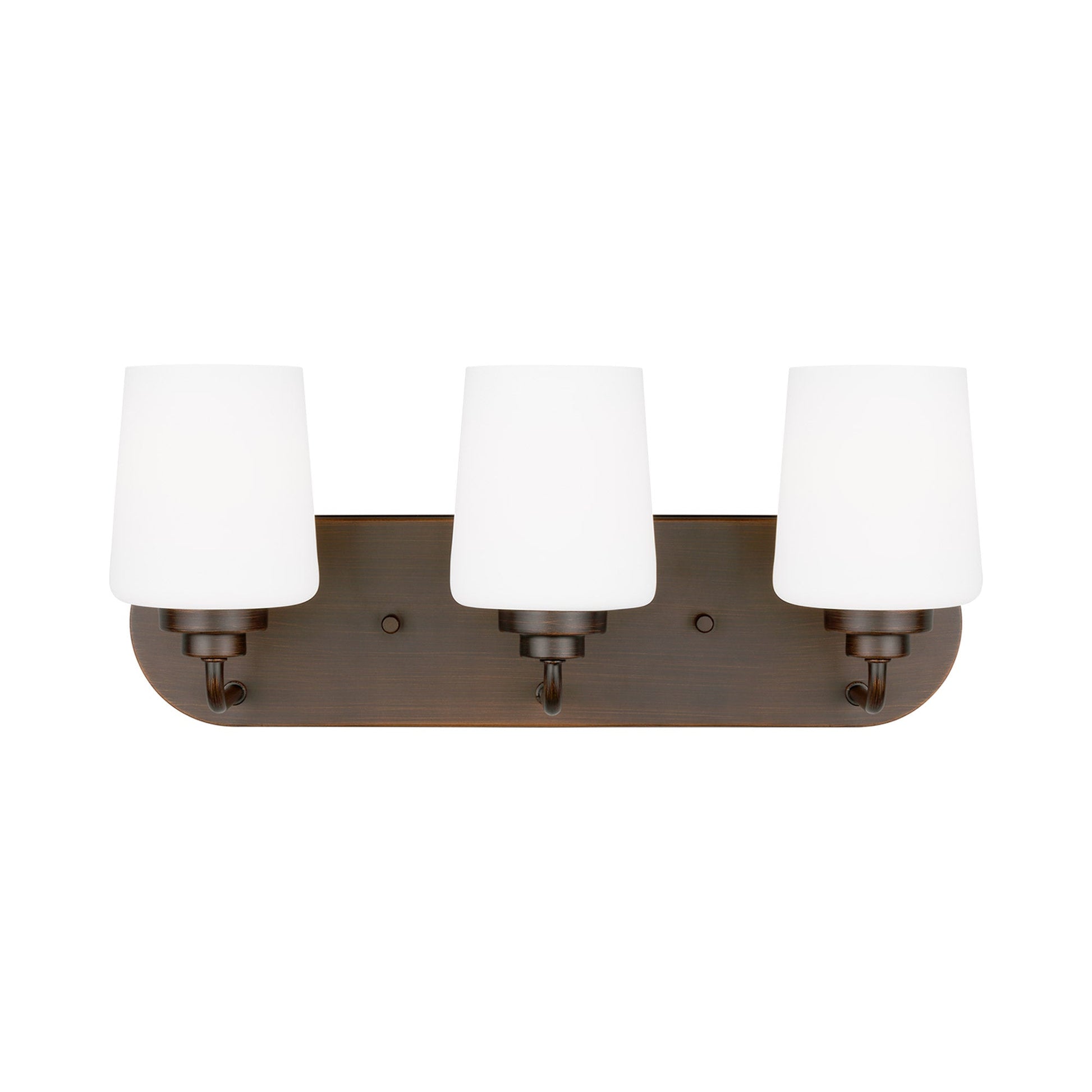 Windom Bath Wall Light in Bronze (3-Light).