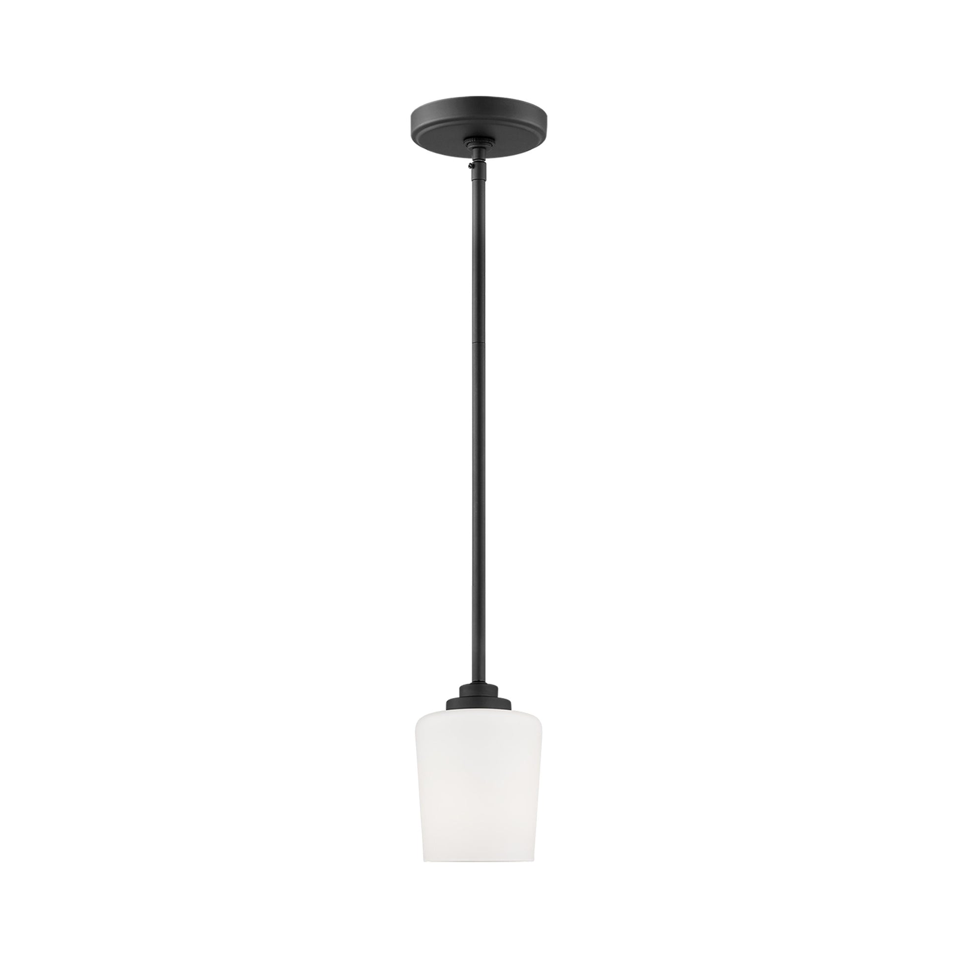 Windom Mini Pendant Light in Midnight Black.