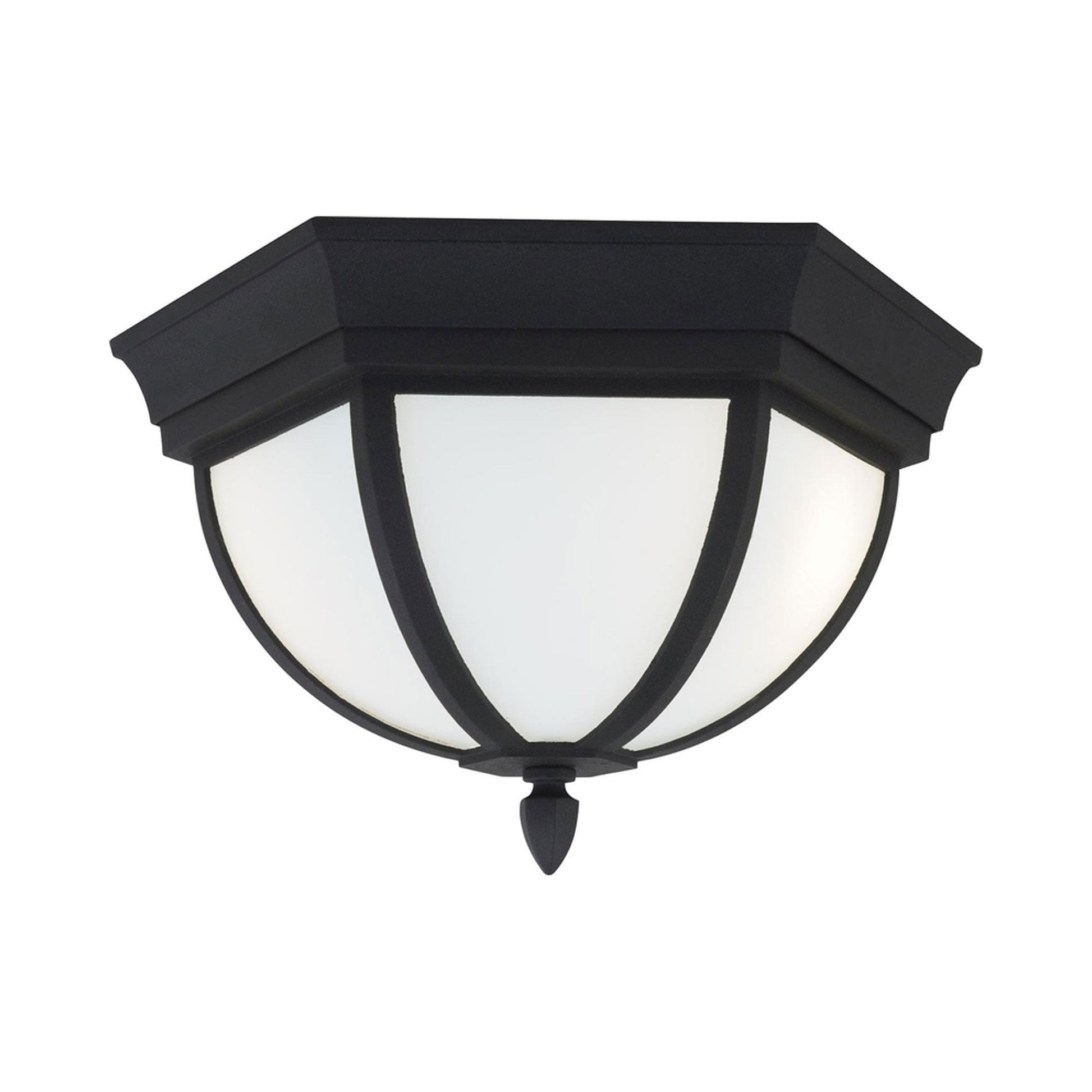 Wynfield Outdoor Flush Mount Ceiling Light (Etched).