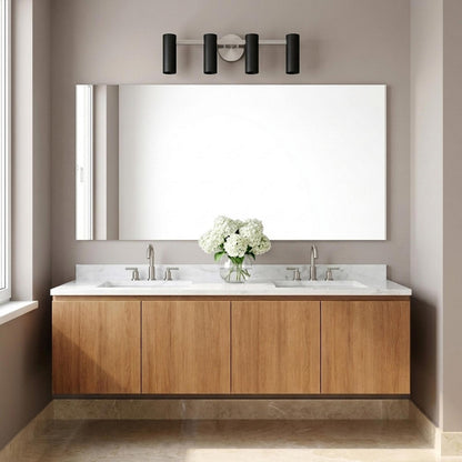 Zentro Bath Vanity Light in bathroom.
