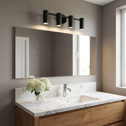 Zentro Bath Vanity Light in bathroom.