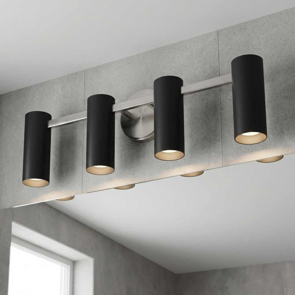 Zentro Bath Vanity Light in Detail.