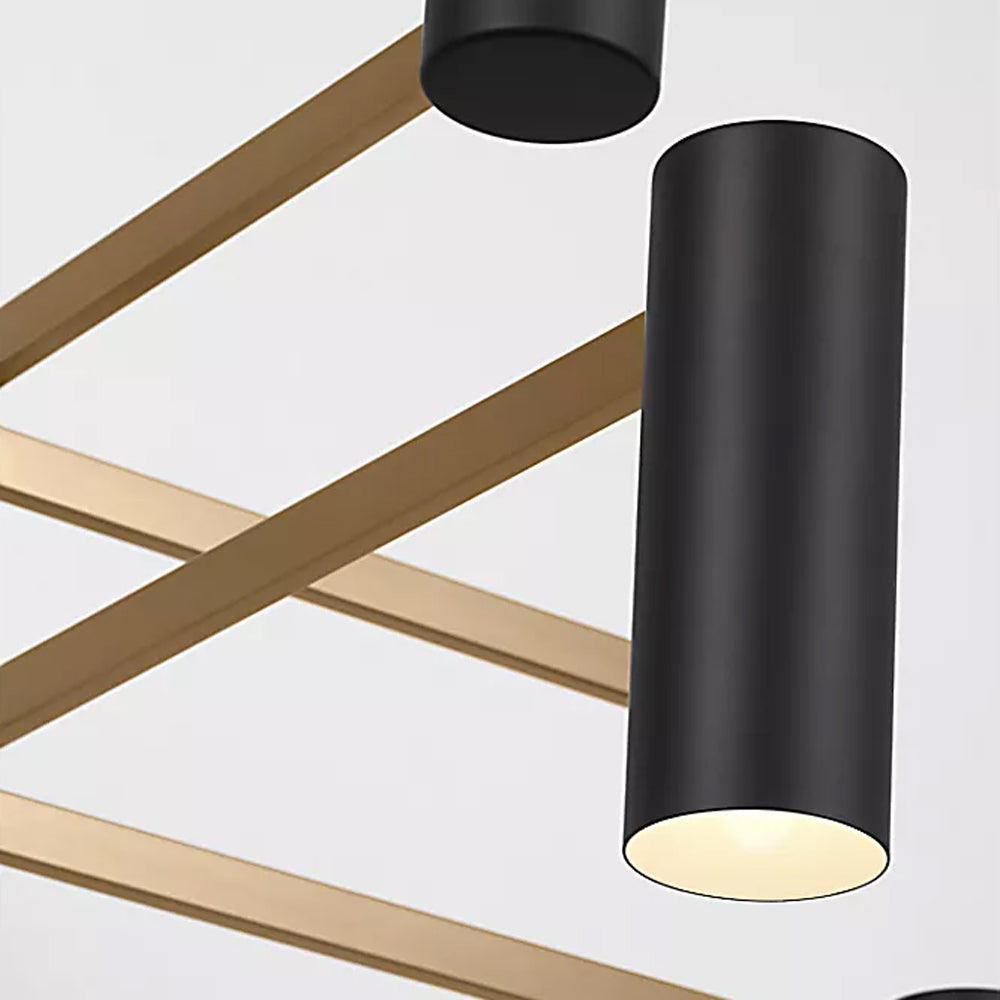 Zentro Chandelier in Detail.