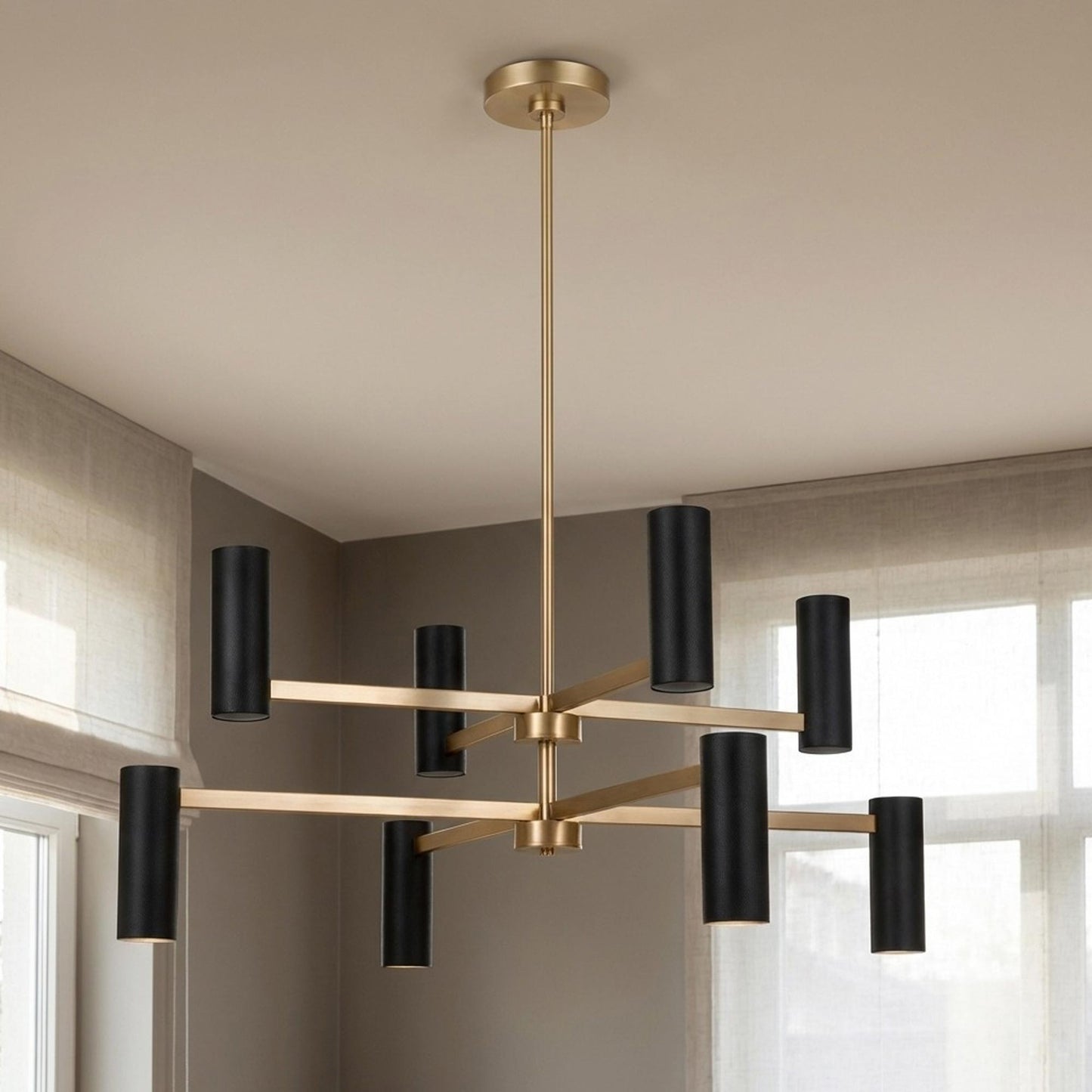 Zentro Chandelier in Detail.