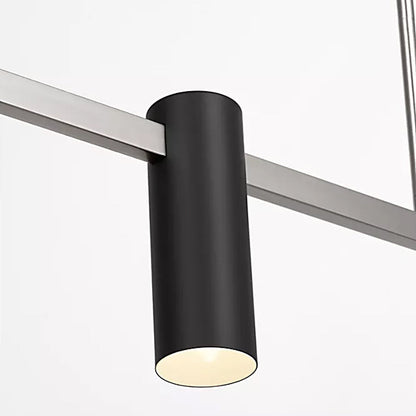 Zentro Linear Chandelier in Detail.