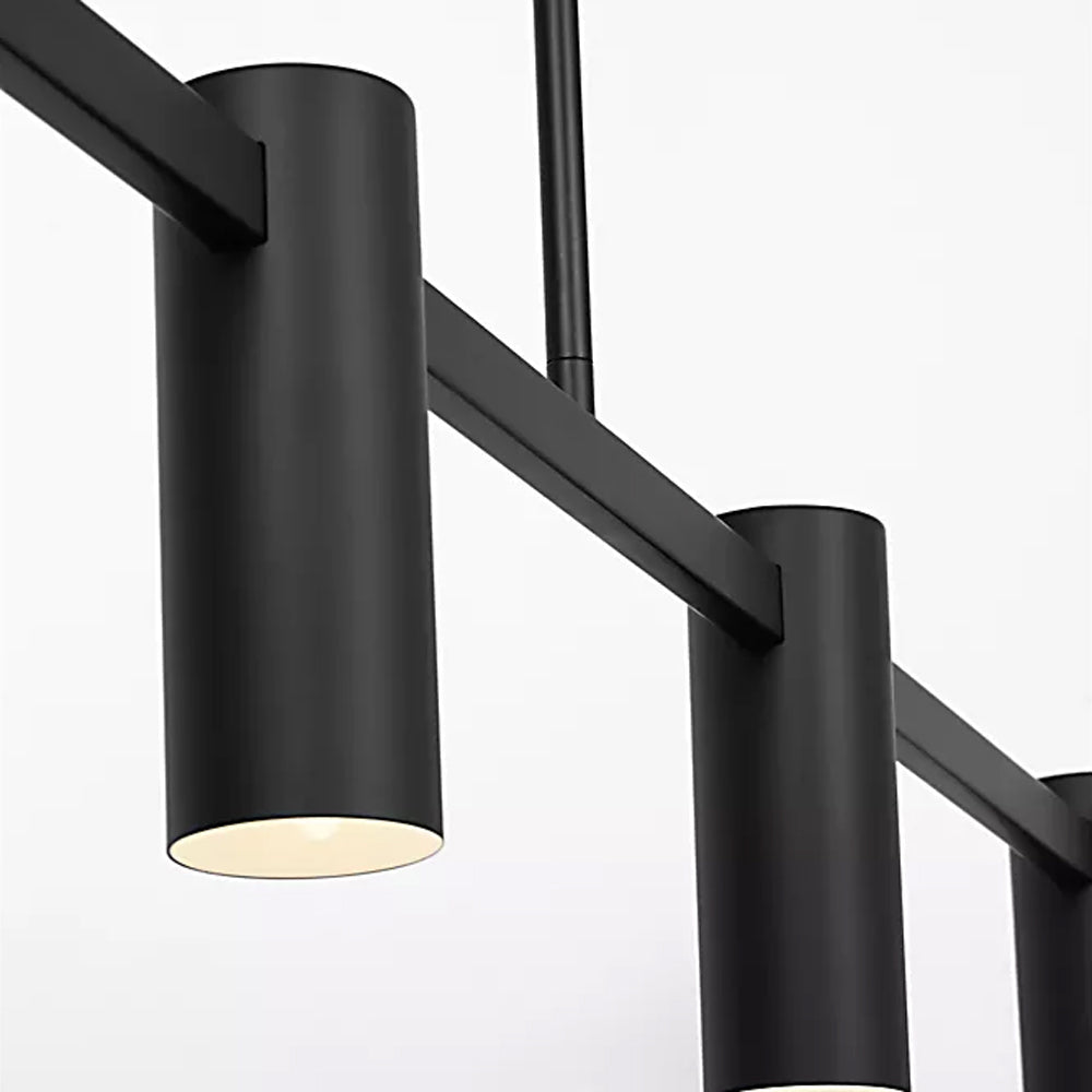Zentro Linear Chandelier in Detail.