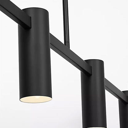 Zentro Linear Chandelier in Detail.