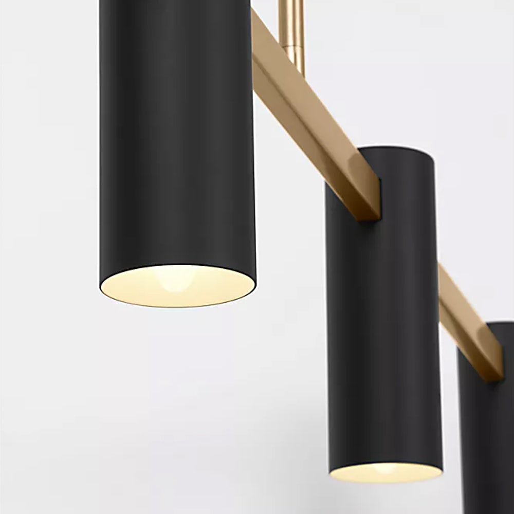 Zentro Linear Chandelier in Detail.