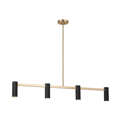 Zentro Linear Chandelier in Detail.