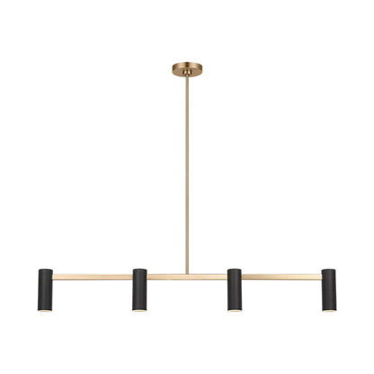 Zentro Linear Chandelier in Detail.