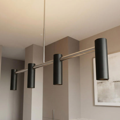 Zentro Linear Chandelier in Detail.