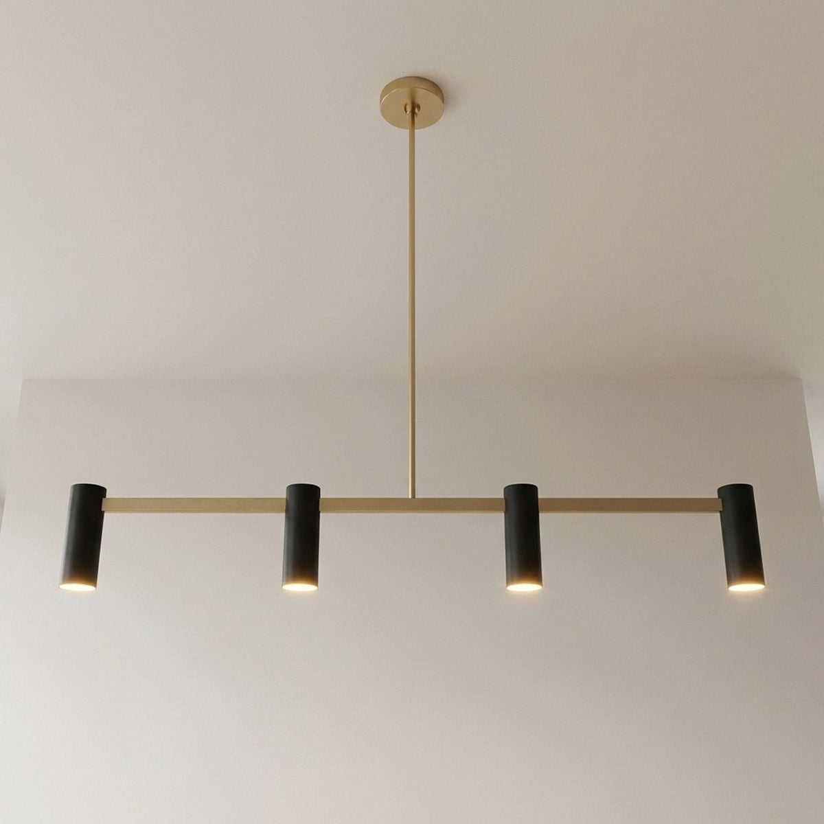 Zentro Linear Chandelier in Detail.