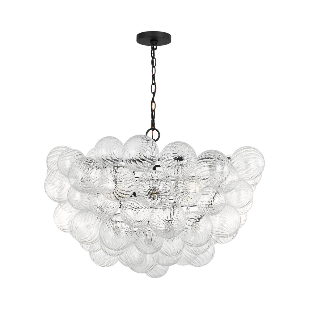 Zia Chandelier in Midnight Black (32.28-Inch).