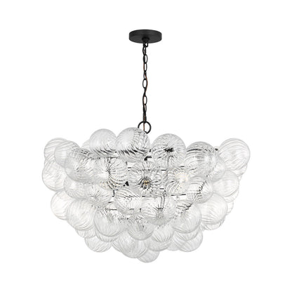 Zia Chandelier in Midnight Black (32.28-Inch).