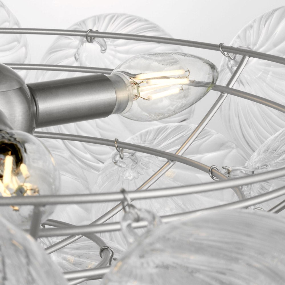 Zia Flush Mount Ceiling Light in Detail.