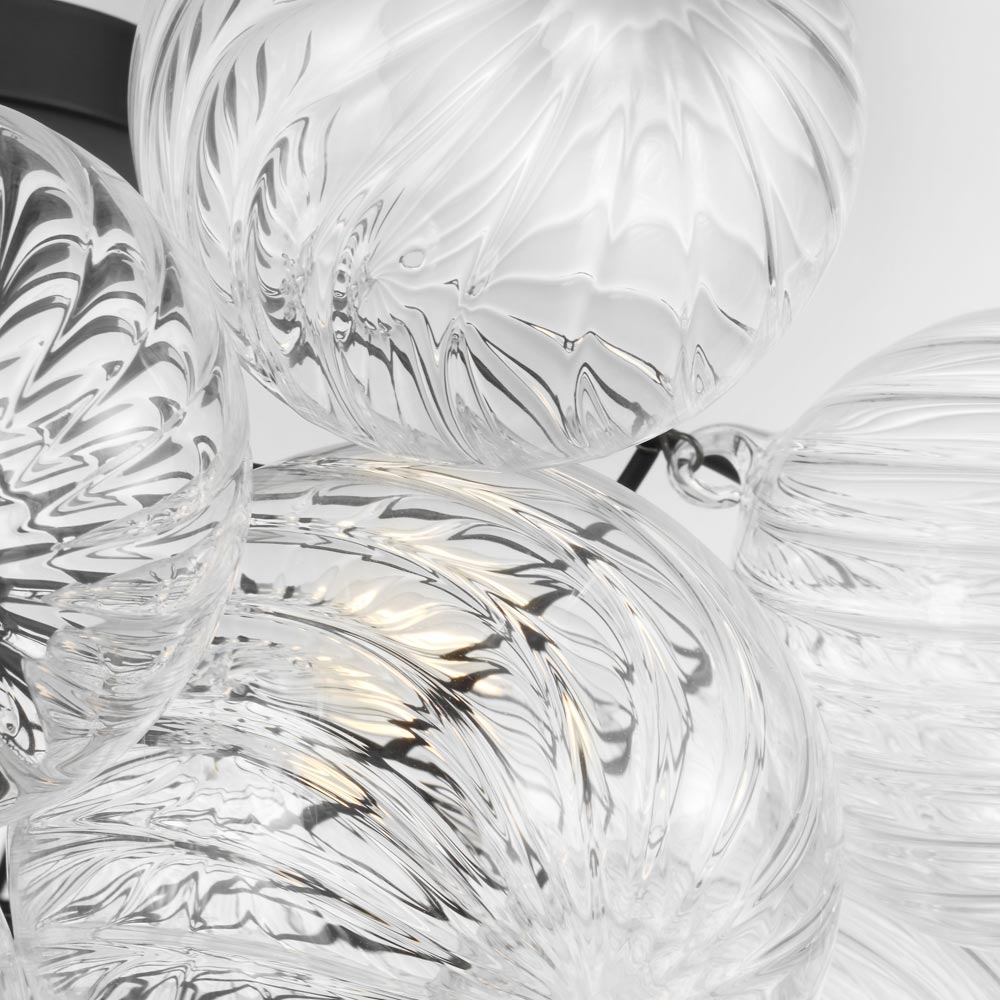 Zia Flush Mount Ceiling Light in Detail.