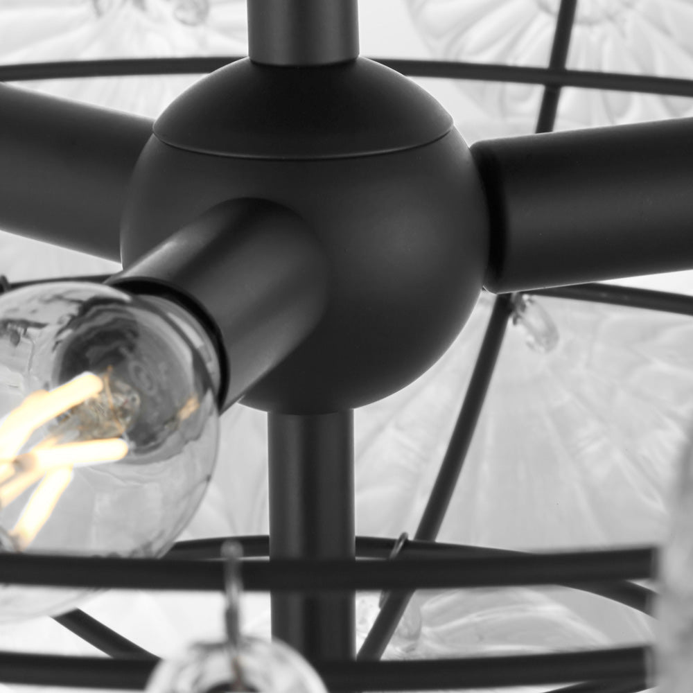 Zia Flush Mount Ceiling Light in Detail.