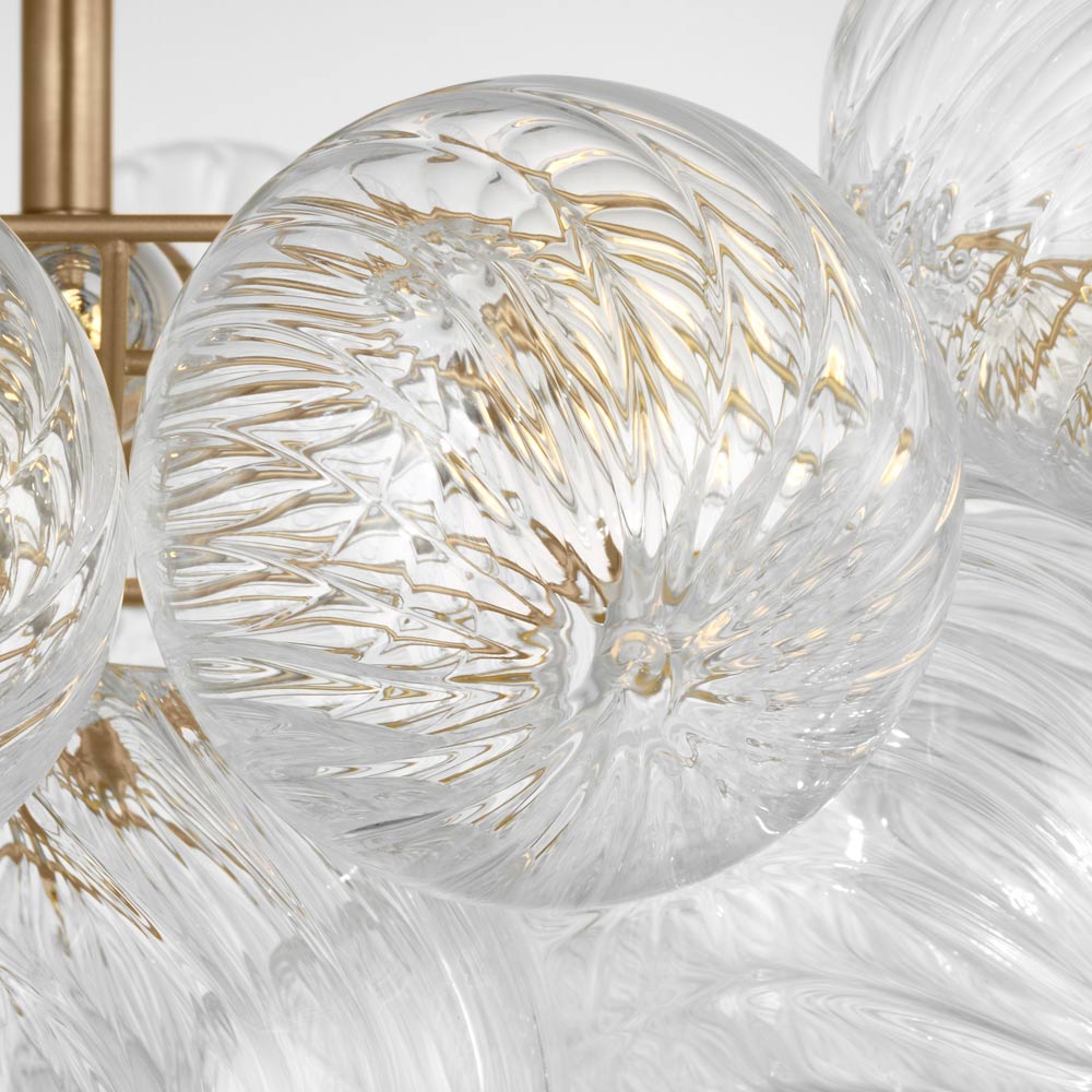 Zia Flush Mount Ceiling Light in Detail.