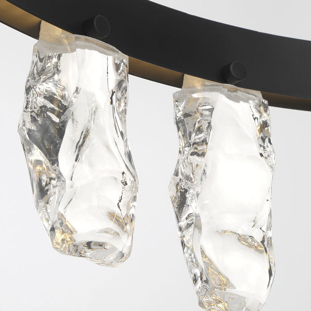 Arctic Glacier LED Chandelier in Detail.