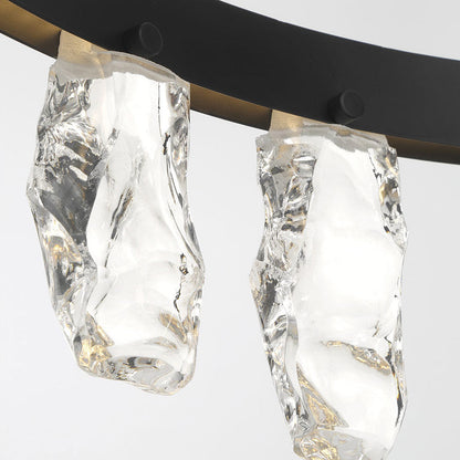 Arctic Glacier LED Chandelier in Detail.