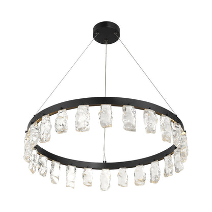 Arctic Glacier LED Chandelier in Detail.