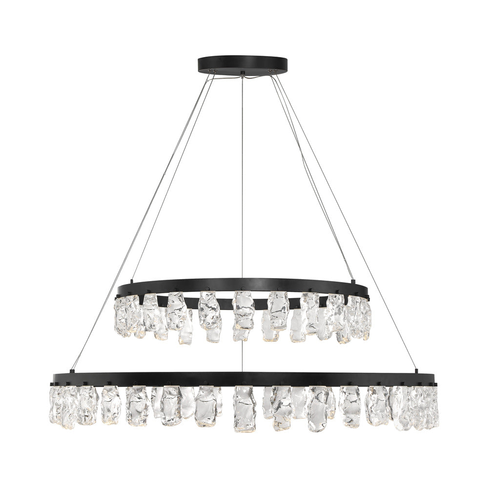 Arctic Glacier LED Chandelier in Detail.