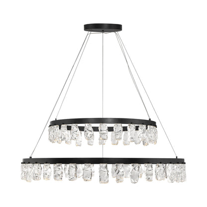 Arctic Glacier LED Chandelier in Detail.