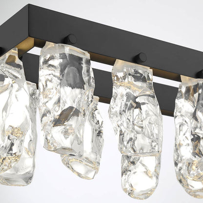 Arctic Glacier Linear LED Pendant Light in Detail.