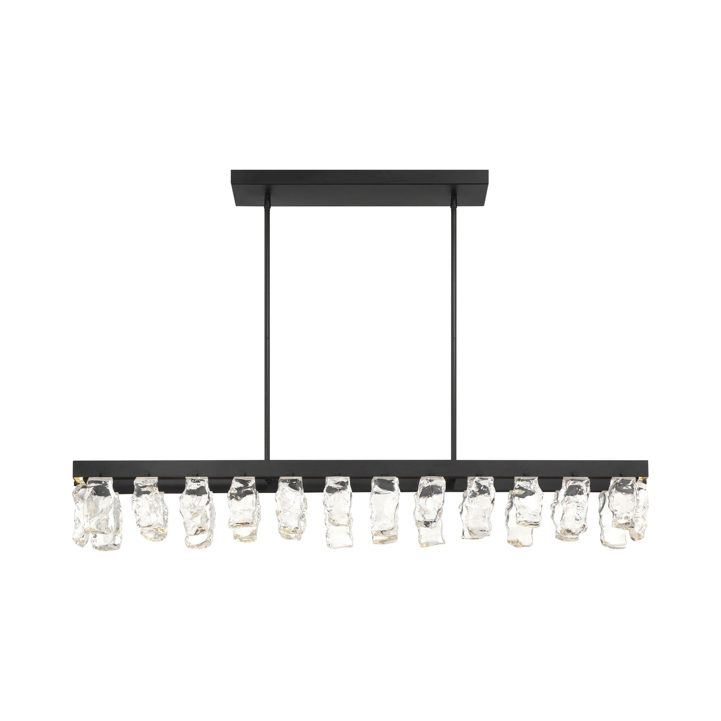 Arctic Glacier Linear LED Pendant Light in Detail.