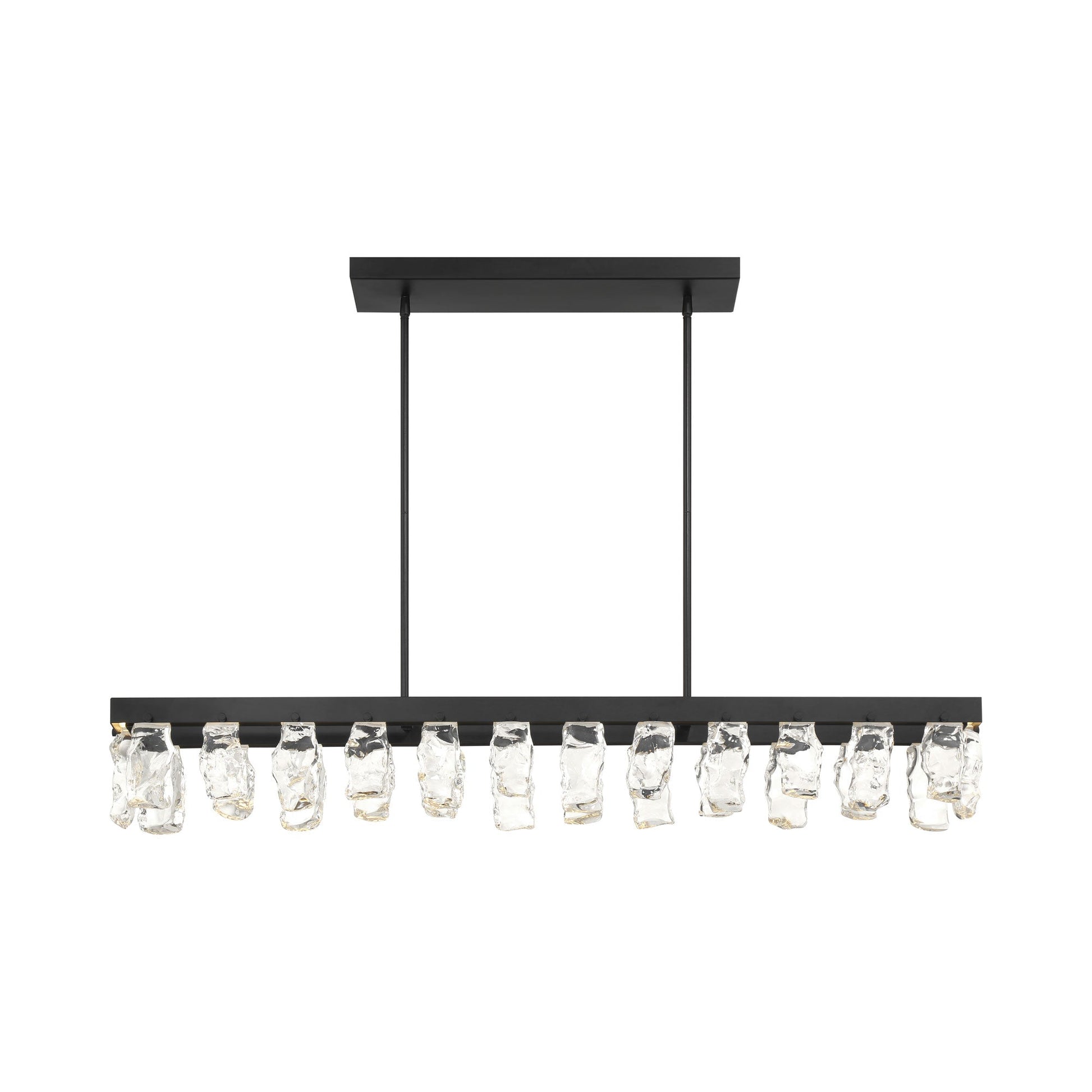 Arctic Glacier Linear LED Pendant Light in Detail.
