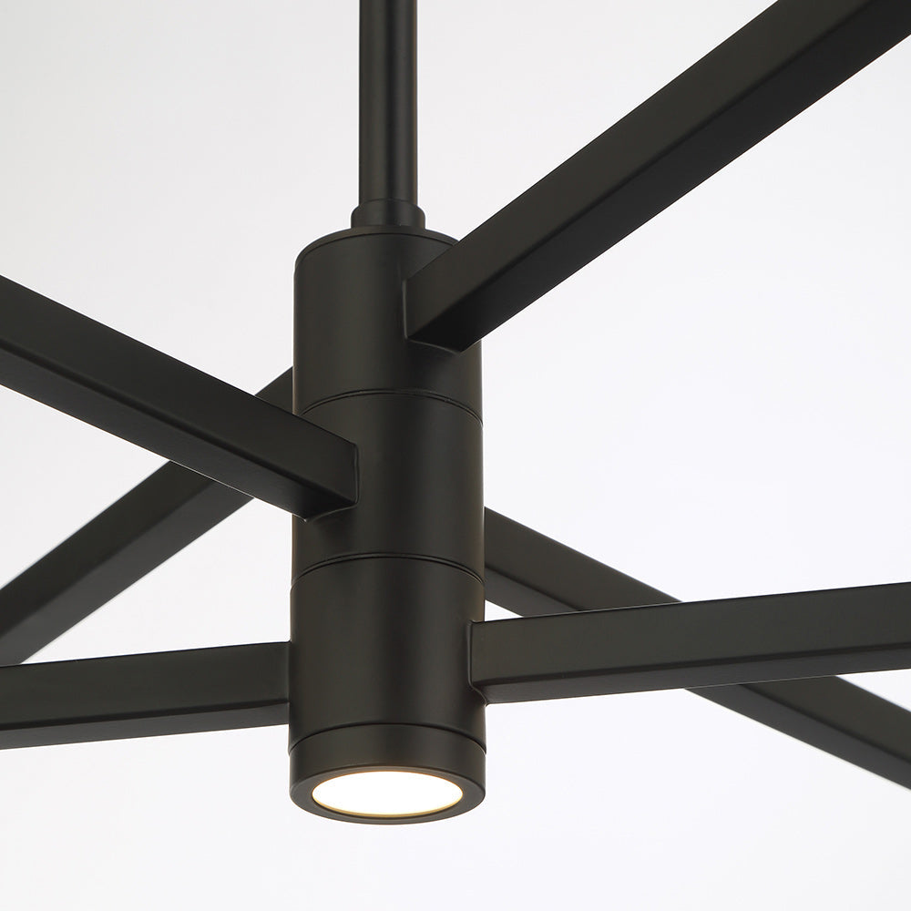 Articular LED Chandelier in Detail.