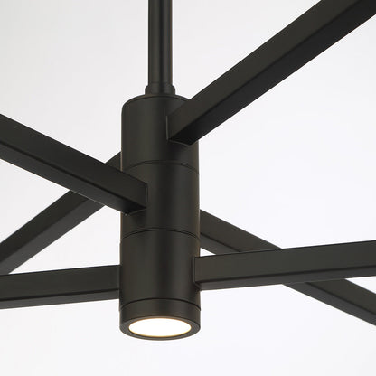 Articular LED Chandelier in Detail.