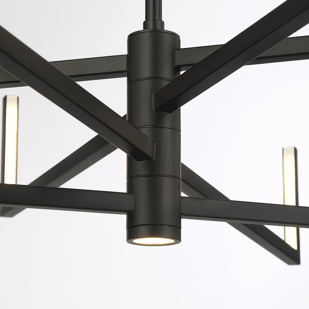 Articular LED Chandelier in Detail.