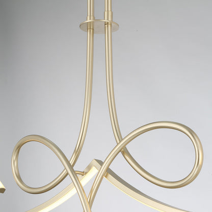 Astor By Robin Baron LED Linear Chandelier in Detail.