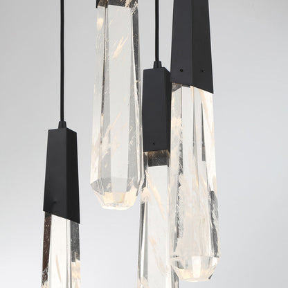 Drifting Droplets Multi Light LED Pendant Light in Detail.