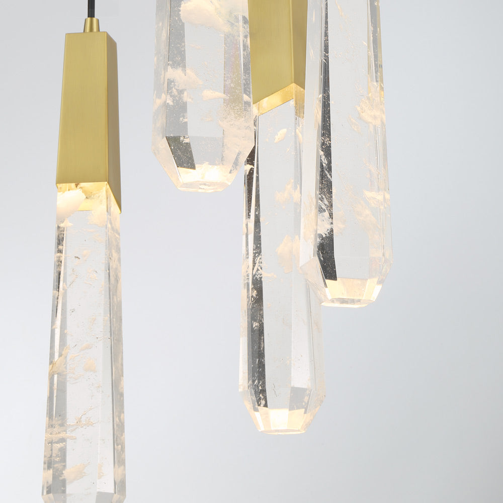 Drifting Droplets Multi Light LED Pendant Light in Detail.